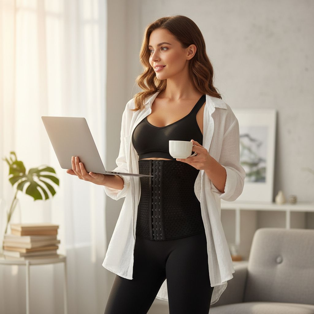 Abdomen Waistband Shaper - Medium / Black